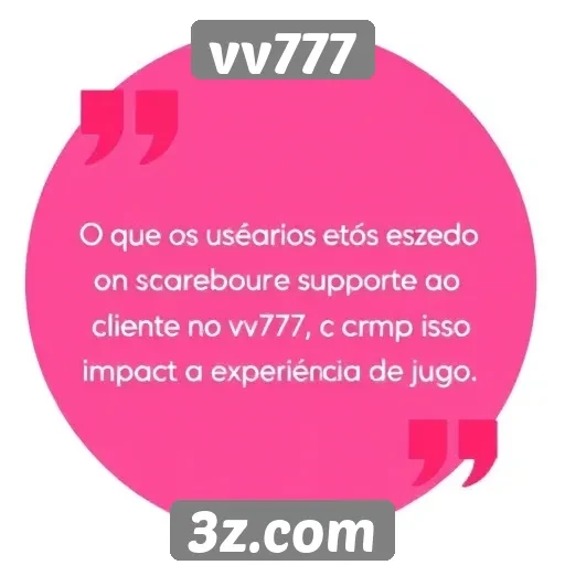 Feedback de usuários sobre o suporte ao cliente no vv777