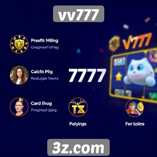 Funcionalidades do site de jogos vv777 analisadas